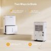 Fehom 026L-JD-150 JD 150 pt. Dehumidifier (For Rooms 3001+ sq. ft) For Basements, Bathrooms, Crawlspaces, in White