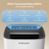 Fehom 026L-JD-150 JD 150 pt. Dehumidifier (For Rooms 3001+ sq. ft) For Basements, Bathrooms, Crawlspaces, in White