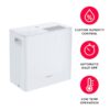 Frigidaire FHDD2233Y1 22 pt. Dehumidifier (For Rooms 1001 - 1500 sq. ft) For Basements, Crawlspaces, ENERGY STAR Certified, in White