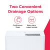 Frigidaire FHDD2233Y1 22 pt. Dehumidifier (For Rooms 1001 - 1500 sq. ft) For Basements, Crawlspaces, ENERGY STAR Certified, in White