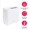 Frigidaire FHDP5033Y1 50 pt. Dehumidifier with Pump (For Rooms 3001+ sq. ft) For Basements, Crawlspaces, ENERGY STAR Certified, in White