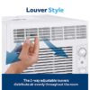 GE AWAS05BWF Small Room Window Air Conditioner , ( 115-Volt , 5000-BTU )