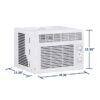 GE AWAS05BWF Small Room Window Air Conditioner , ( 115-Volt , 5000-BTU )