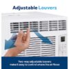 GE AWCS06BWF Small Room Window Air Conditioner , Remote Included ( 115-Volt , 6000-BTU )