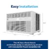 GE AWCS12WWF Large Room Window Air Conditioner , Remote Included ( 115-Volt , 12000-BTU )