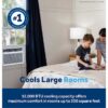 GE AWCS12WWF Large Room Window Air Conditioner , Remote Included ( 115-Volt , 12000-BTU )