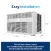 GE AWCS14WWF Large Room Window Air Conditioner , Remote Included ( 115-Volt , 14000-BTU )