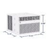 GE AWCS14WWF Large Room Window Air Conditioner , Remote Included ( 115-Volt , 14000-BTU )