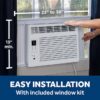 GE AWFS06BWL Small Room Window Air Conditioner , Remote Included ( 115-Volt , 6000-BTU )