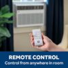 GE AWGH12WWF Large Room Window Air Conditioner with Heater, Remote Included ( 240-Volt , 12200-BTU )