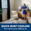 GE AWGH18WWF Extra Large Room Window Air Conditioner with Heater, Remote Included ( 240-Volt , 18300-BTU )