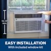 GE AWGH24WWF Extra Large Room Window Air Conditioner with Heater, Remote Included ( 240-Volt , 24000-BTU )