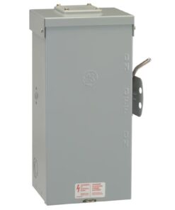 GE TC10323R 100 Amp Single phase (124V/240V) Non-fusible Outdoor Light-duty Safety switch Disconnect
