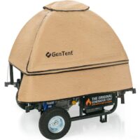 GenTent Universal Kit (Standard, Tan) for Open Frame Generators Generator cover