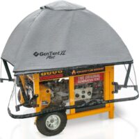 GenTent XL Universal Kit (Plus, Grey) for Large Open Frame Generators Generator cover