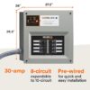 Generac 6852 30 -Amp Amp manual transfer switch Manual Transfer Switch