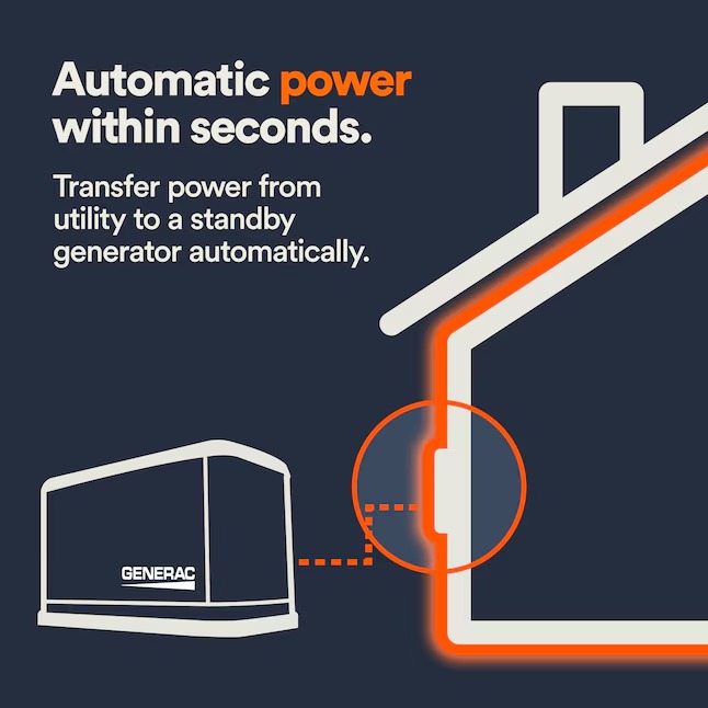 Generac RXSW100A3 100 -Amp Service rated single-phase Automatic Transfer Switch57_11zon Generac RXSW100A3 100 -Amp Service rated single-phase Automatic Transfer Switch
