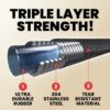 HYDROSTEEL 8588 3/8-in x 100-ft Heavy -Duty Kink Free Rubber and vinyl Black Coiled Hose