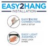 Harbor Breeze 43492 Fairbanks Easy2Hang 52-in Matte Black with Black/Sable Blades Adjustable White LED Covered Outdoor Flush Mount Ceiling Fan With Light and Pull Chain Included 5 -Blade