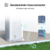 Hisense APT0825UW1WD Tower Inverter 8000 BTU (DOE) 115-Volt Vented Medium Room Smart Portable Air Conditioner with Heater, Remote Included