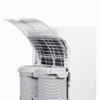 Hisense APT0825UW1WD Tower Inverter 8000 BTU (DOE) 115-Volt Vented Medium Room Smart Portable Air Conditioner with Heater, Remote Included