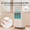Hisense DH2526K1W 25 pt. Large Room Dehumidifier For Basements, Bathrooms, Crawlspaces, ENERGY STAR Certified, in White