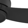 Hunter 52831 Mazzini ENERGY STAR 52-in Matte Black with Matte Black Blades Covered Outdoor Propeller Ceiling Fan Without Light and Remote Control Included 3 -Blade