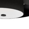 Hunter 52975 Jasmine Roth Brookside 30-in Matte Black with Matte Black Blades Fandelier Ceiling Fan With Light 3 -Blade