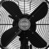 Hunter 97314 12-in High Velocity Indoor Desk Fan, in Matte Black