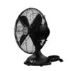 Hunter 97314 12-in High Velocity Indoor Desk Fan, in Matte Black