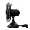 Hunter 97314 12-in High Velocity Indoor Desk Fan, in Matte Black