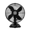 Hunter 97314 12-in High Velocity Indoor Desk Fan, in Matte Black