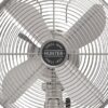 Hunter 97315 12-in High Velocity Indoor Desk Fan, in Brushed Nickel