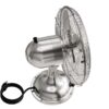 Hunter 97315 12-in High Velocity Indoor Desk Fan, in Brushed Nickel