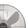Hunter 97315 12-in High Velocity Indoor Desk Fan, in Brushed Nickel