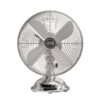 Hunter 97315 12-in High Velocity Indoor Desk Fan, in Brushed Nickel