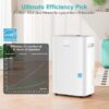 KESNOS 08A-18-PD PD 50 pt. Dehumidifier (For Rooms 3001+ sq. ft) For Basements, Bathrooms, ENERGY STAR Certified, in White