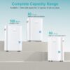 KESNOS 08A-18-PD PD 50 pt. Dehumidifier (For Rooms 3001+ sq. ft) For Basements, Bathrooms, ENERGY STAR Certified, in White