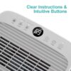 KESNOS 08A-18-PD PD 50 pt. Dehumidifier (For Rooms 3001+ sq. ft) For Basements, Bathrooms, ENERGY STAR Certified, in White