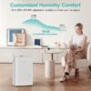 KESNOS 08A-18-PD PD 50 pt. Dehumidifier (For Rooms 3001+ sq. ft) For Basements, Bathrooms, ENERGY STAR Certified, in White