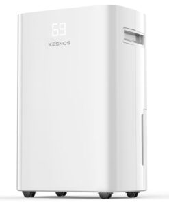 KESNOS 08A-18-PD PD 50 pt. Dehumidifier (For Rooms 3001+ sq. ft) For Basements, Bathrooms, ENERGY STAR Certified, in White