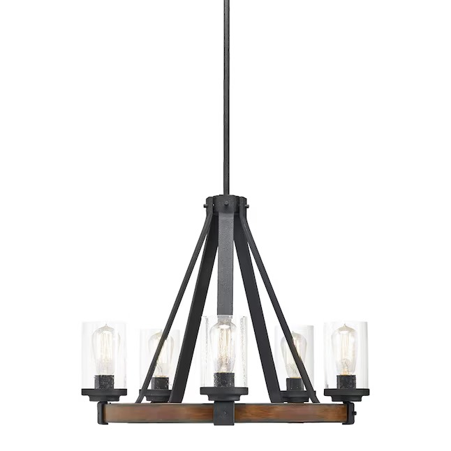 Kichler 34686A Barrington 5 -Light Distressed Black Seeded glass Metal Chandelier24_11zon Kichler 34686A Barrington 5 -Light Distressed Black Seeded glass Metal Chandelier