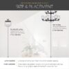 Kichler 34823A Barrington 4 -Light Anvil Iron and Distressed Antique Grey Farmhouse Seeded glass Globe Medium Hanging Pendant Light