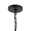 Kichler 44029BK Winslow 3 -Light Black Seeded glass Metal Chandelier Kichler 44029BK Winslow 3 -Light Black Seeded glass Metal Chandelier