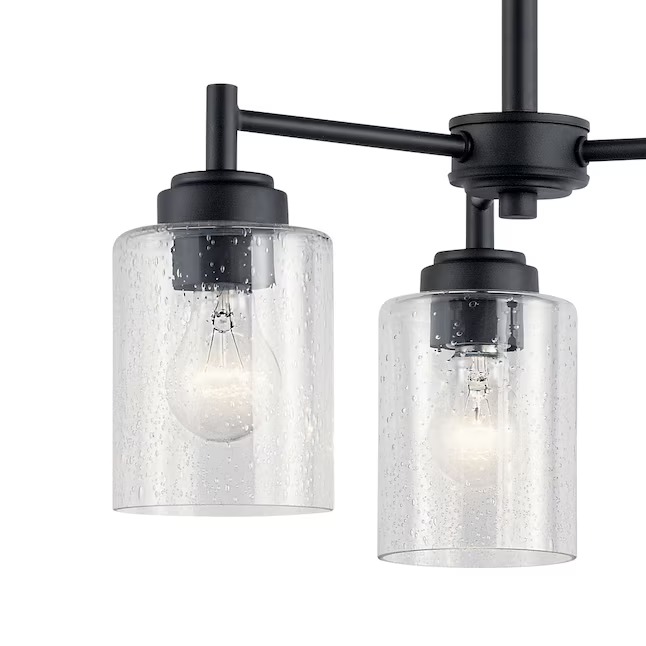 Kichler 44029BK Winslow 3 -Light Black Seeded glass Metal Chandelier456_11zon Kichler 44029BK Winslow 3 -Light Black Seeded glass Metal Chandelier