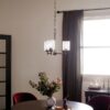 Kichler 44029BK Winslow 3 -Light Black Seeded glass Metal Chandelier Kichler 44029BK Winslow 3 -Light Black Seeded glass Metal Chandelier