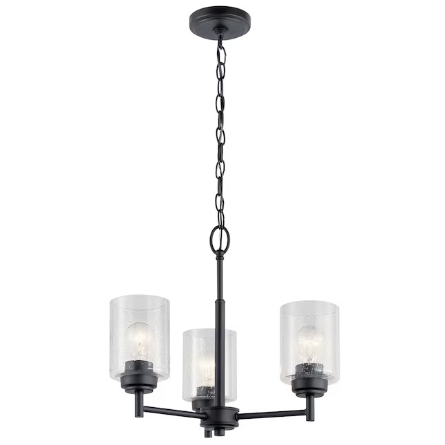 Kichler 44029BK Winslow 3 -Light Black Seeded glass Metal Chandelier9_11zon Kichler 44029BK Winslow 3 -Light Black Seeded glass Metal Chandelier