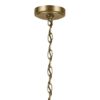Kichler 44030NBR Winslow 5 -Light Gold Seeded glass Steel Chandelier