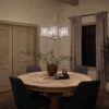 Kichler 44030NI Winslow 5 -Light Brushed Nickel Seeded glass Metal Chandelier
