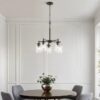 Kichler 44030OZ Winslow 5 -Light Bronze Seeded glass Metal Chandelier Kichler 44030OZ Winslow 5 -Light Bronze Seeded glass Metal Chandelier